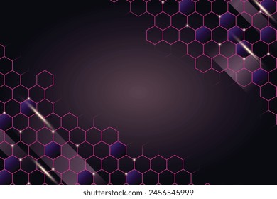Fondo de panal digital. Ilustración vectorial.