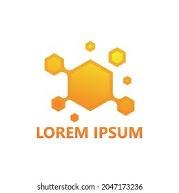 Diseño de la plantilla de logotipo digital de la comuna de miel