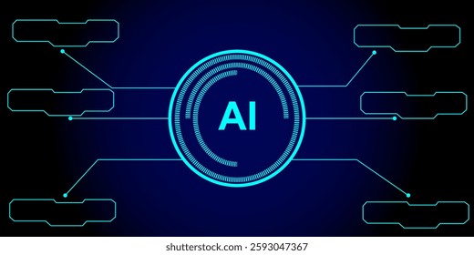 Digital hud frames. Futuristic user interface digital panels and buttons, cyber tech bar and Sci Fi titles box. Game menu or dashboard message window frame vector set. Illustration.
