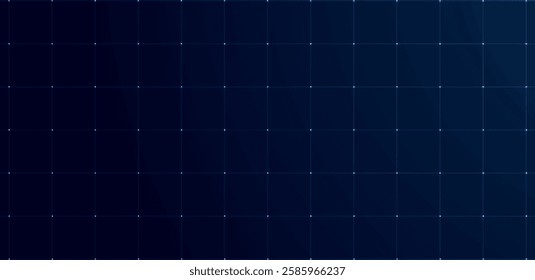 Digital hud grid futuristic technology overlay blue background. vector editable