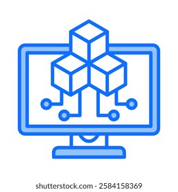 Digital Icon Element For Design