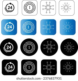 digital icon sciencetific for graphic design use