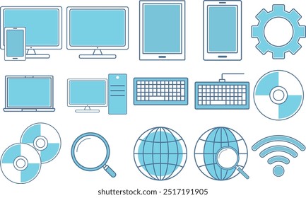 Digital icon set