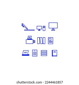 
diseño gráfico web simple de icono digital