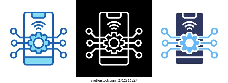 Digital Icon Ilustración vectorial triplestyle