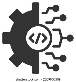 ilustración del vector de icono digital.