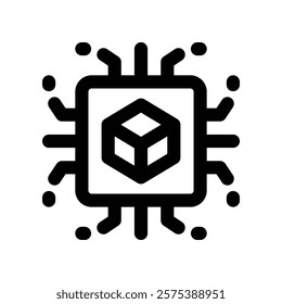 digital icon. vector line icon for your website, mobile, presentation, and logo design.