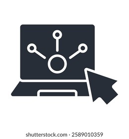 Digital icon. vector.Editable stroke.linear style sign for use web design,logo.Symbol illustration.