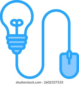 Digital Idea Icon Element For Design