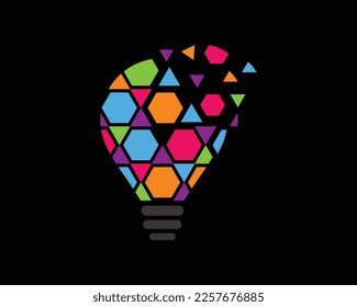 Digital Idea Pixelate Logo design element