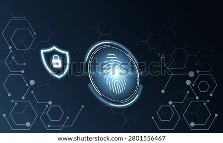 Digital Identity Verification and Secure Access Authentication Concept