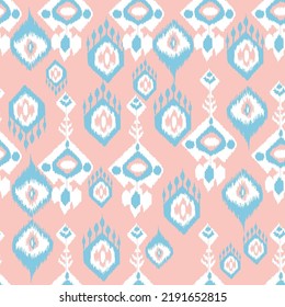 Digital ikat pattern for silk fabrcs. Traditional textile productin Uzbekistan and other countries of Central Asian region. Beautiful adras or atlas in uzbek language. Margilan city. 