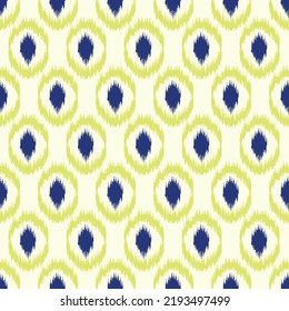 Digital ikat pattern for silk fabrcs. Traditional textile productin Uzbekistan and other countries of Central Asian region. Beautiful adras or atlas in uzbek language. Margilan city. 