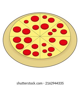 3,532 Large pepperoni pizza Images, Stock Photos & Vectors | Shutterstock