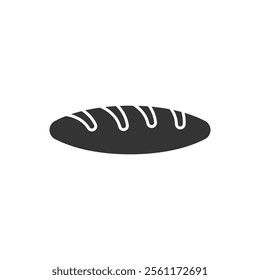 A digital illustration of a loaf of bread, showcasing its delicious brown crust and artisan-style design, depicted against a white background. Ideal for food, bakery, and culinary themes.