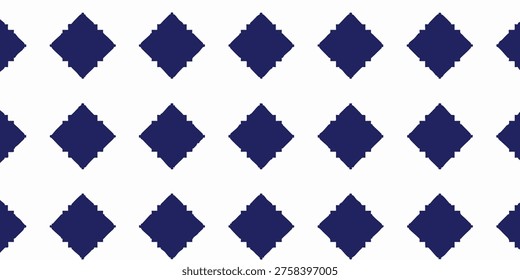 A digital illustration showcases a pattern of blue shapes on a white background.