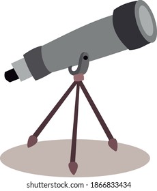 digital illustration of a telescope