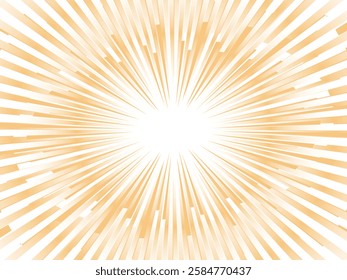 Digital image of concentrated lines background_light orange