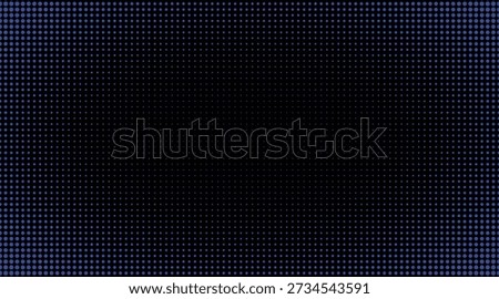 A digital image featuring a blue and black pixelated pattern at the top, transitioning to a solid white background at the bottom, with a clear distinction between the two sections.