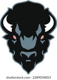 A digital image file of a bison, an iconic symbol of the American West, used in design and wildlife art