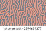Digital image with a psychedelic stripes. Brush grunge pattern. Texture. Topography relief. Pattern with wavy lines. Vector. Seamless.