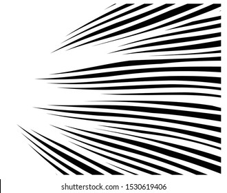 Digital image with a psychedelic stripes Wave design black and white. Optical art background. Texture with wavy, curves lines. Vector illustration