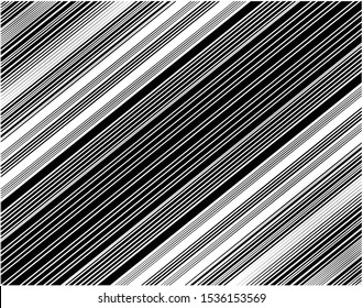 Digital image with a psychedelic stripes Wave design black and white. Optical art background. Texture with wavy, curves lines. Vector illustration