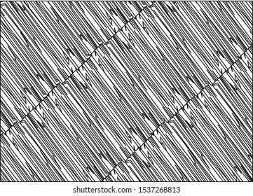 Digital image with a psychedelic stripes Wave design black and white. Optical art background. Texture with wavy, curves lines. Vector illustration