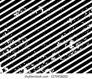 Digital image with a psychedelic stripes Wave design black and white. Optical art background. Texture with wavy, curves lines. Vector illustration