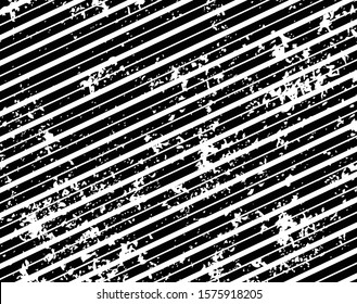 Digital image with a psychedelic stripes Wave design black and white. Optical art background. Texture with wavy, curves lines. Vector illustration