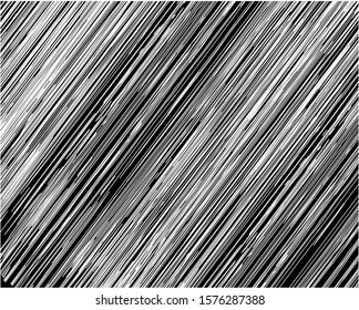 Digital image with a psychedelic stripes Wave design black and white. Optical art background. Texture with wavy, curves lines. Vector illustration