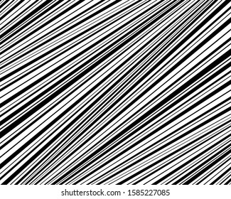Digital image with a psychedelic stripes Wave design black and white. Optical art background. Texture with wavy, curves lines. Vector illustration