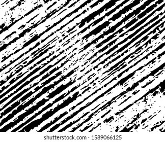 Digital image with a psychedelic stripes Wave design black and white. Optical art background. Texture with wavy, curves lines. Vector illustration