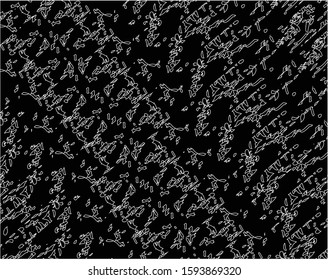  Digital image with a psychedelic stripes Wave design black and white. Optical art background. Texture with wavy, curves lines. Vector illustration
