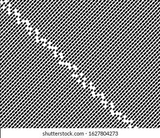 Digital image with a psychedelic stripes Wave design black and white. Optical art background. Texture with wavy, curves lines. Vector illustration