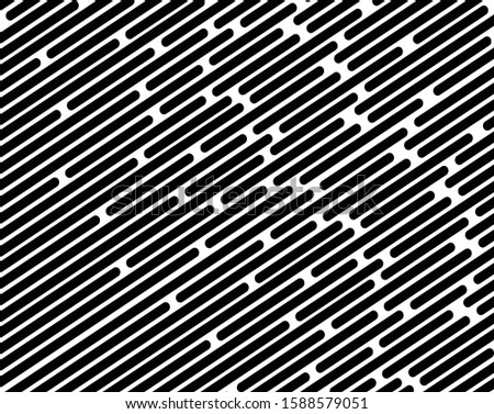  Digital image with a psychedelic stripes Wave design black and white. Optical art background. Texture with wavy, curves lines. Vector illustration