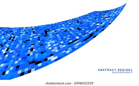Digital image texture made up of blue dots