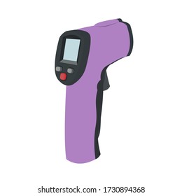 Digital infrared thermometer gun vector