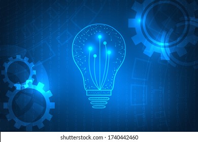digital innovation technology abstract. new idea futuristic innovation background.