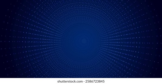 Digital innovation technology blue background