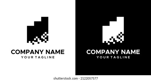 digital investment themed graphic image, on a black and white background. basic vector graphics.