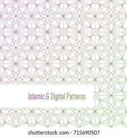 Digital & Islamic patterns