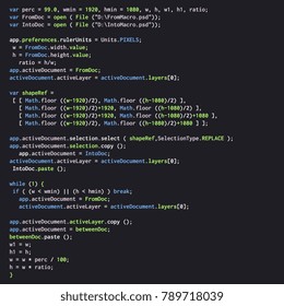 Digital Java Code Text. Computer Software Coding Vector Concept. Programming Coding Script Java, Digital Program Code On Screen Illustration