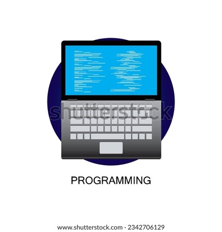 Digital java code text. Computer software coding vector concept. Programming coding script java, digital program code on screen illustration. Vector stock illustration. stock illustration.