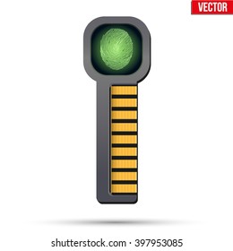 Digital key. Concept of internet protect and safety. 