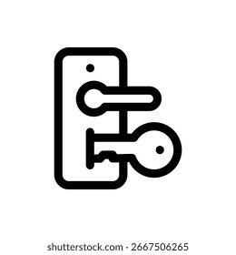 Vetor de design de tecnologia de chave digital perfeito para segurança moderna e gráficos de acesso inteligente