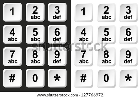 Digital keypad, keyboard, dialer - access vector