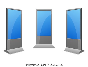 Digital kiosk vector design illustration isolated on white background