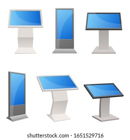 Digital kiosk vector design illustration isolated on white background