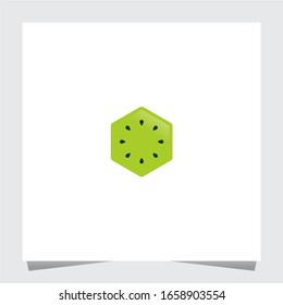 Plantilla de inspiraciones del logotipo digital de Kiwi